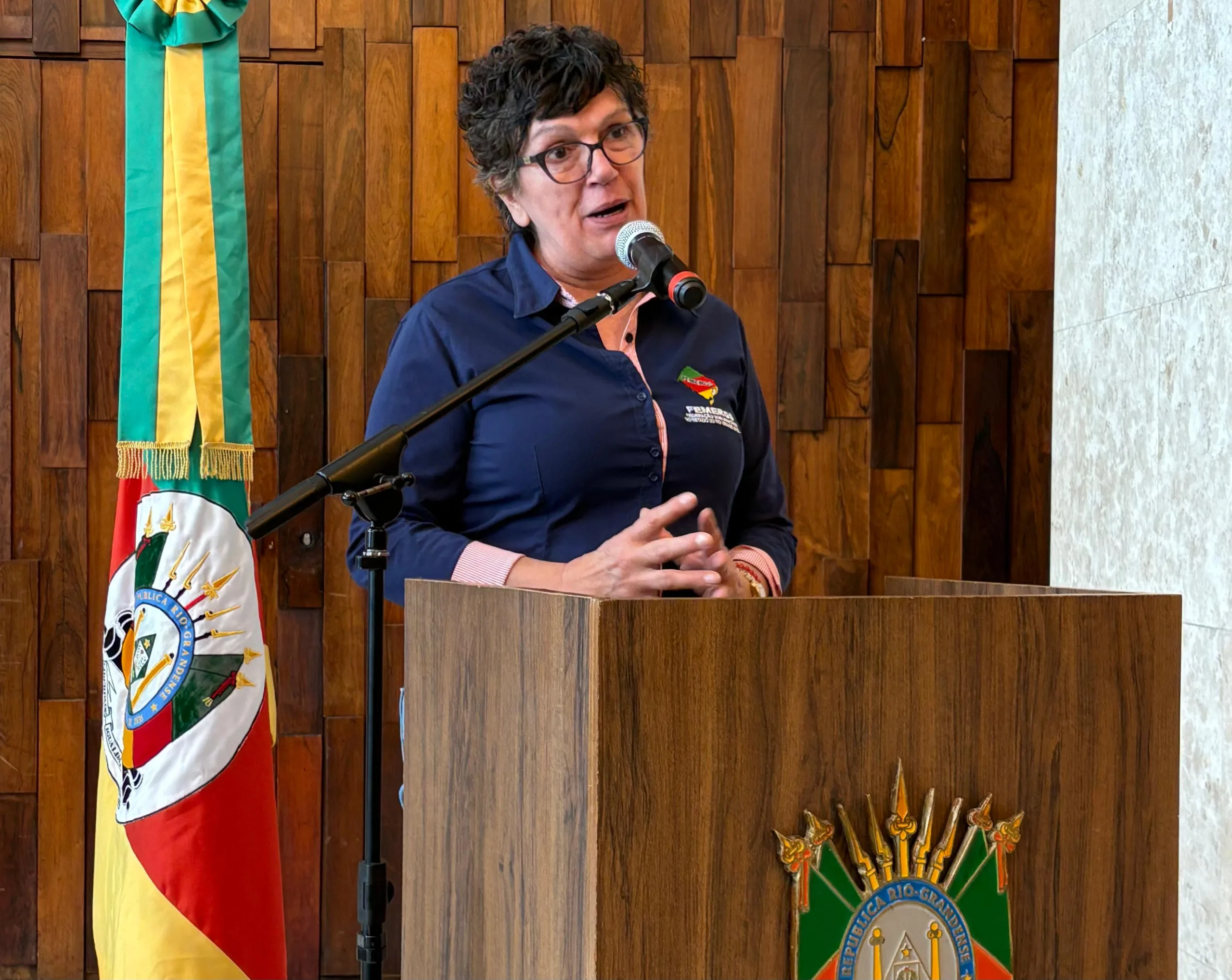 Presidente Clarice Mainardi, presente na instalação da Frente Parlamentar em Defesa do Servidor Público. Presidente Clarice Mainardi, presente na instalação da Frente Parlamentar em Defesa do Servidor Público.